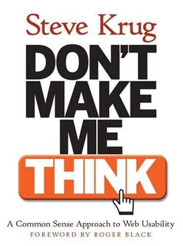 Don't Make Me Think, Steve Krug
