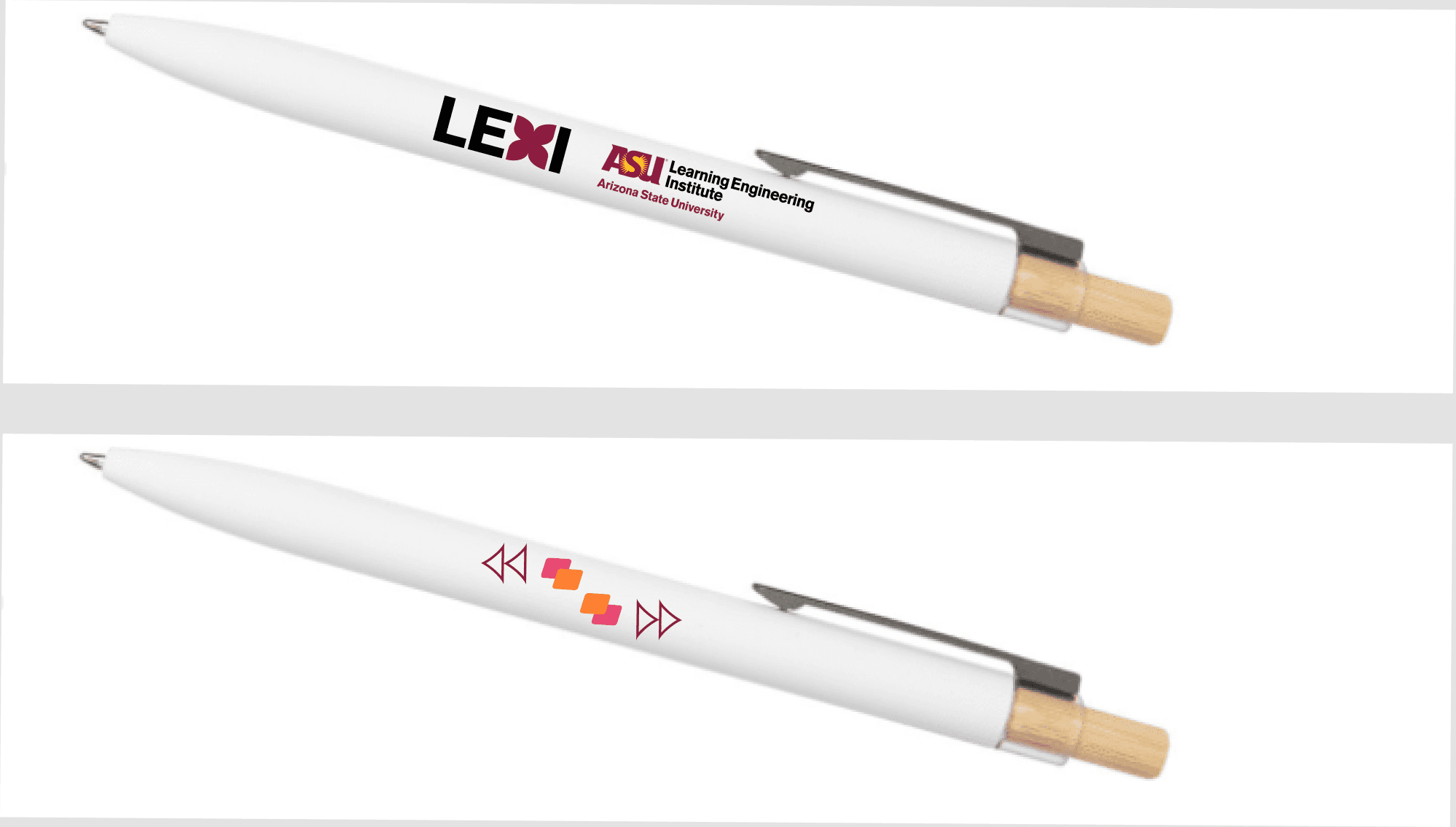 The pen, both sides.